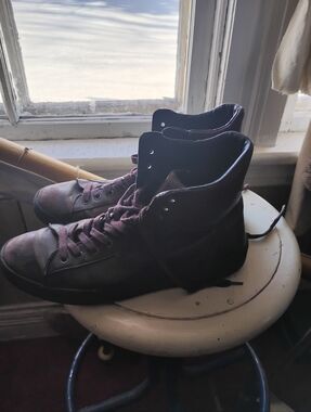 Kazar Leather Boots, Red Brown, Men's 9